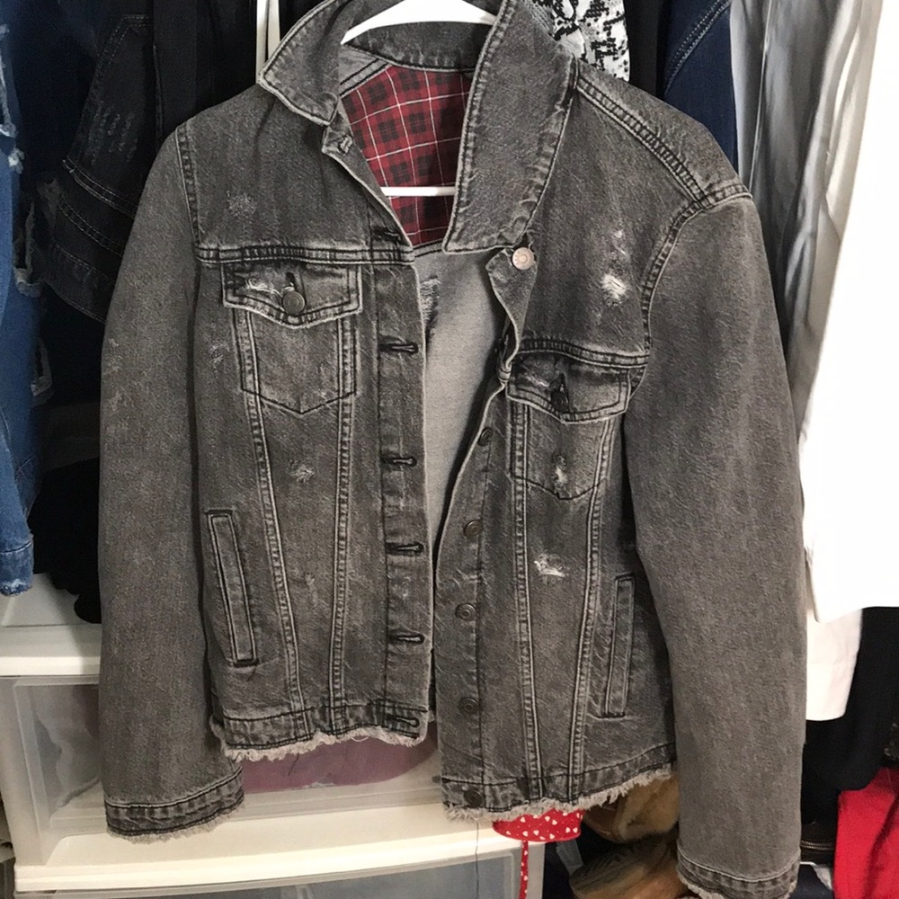 Black jean jacket